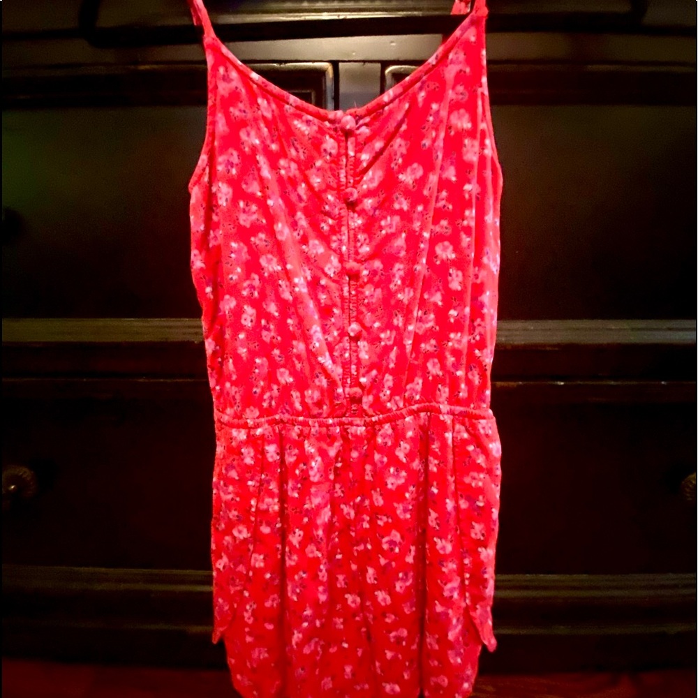 Girls Abercrombie Floral Romper